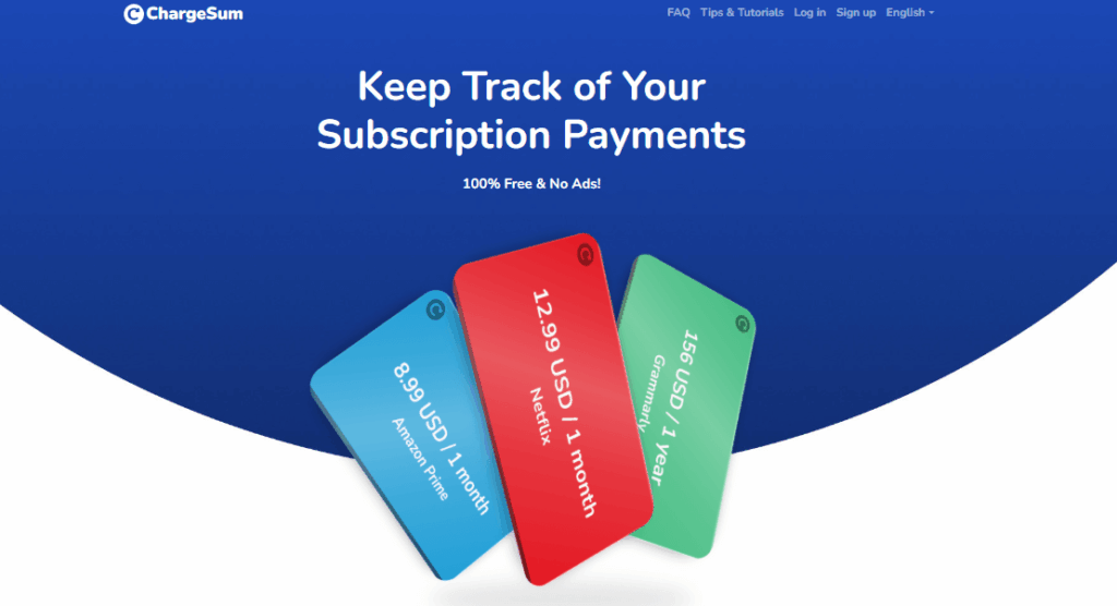 ChargeSum-subscription tracker-app